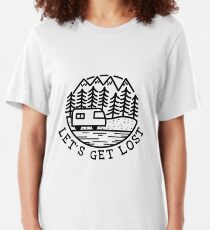 Camiseta ajustada LET´S GET LOST