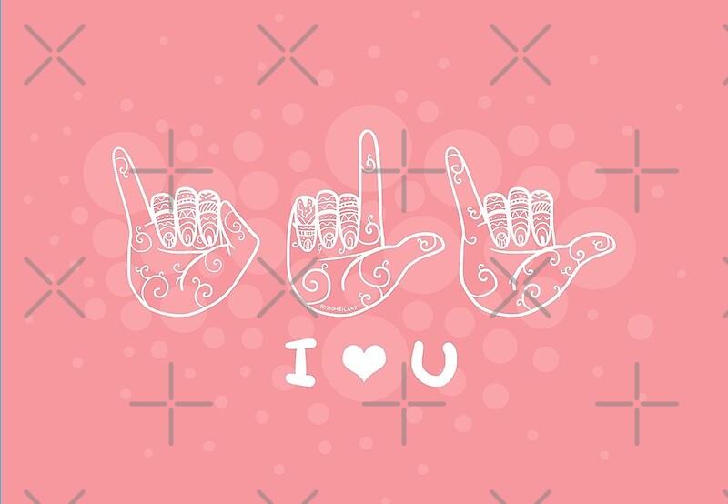 &ldquo;I Love You Hand Sign&rdquo; by Khotekmei | Redbubble