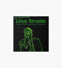 Linux Open Source Heroes - Linus Torvalds Art Board