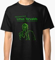 Linux Open Source Heroes - Linus Torvalds Classic T-Shirt