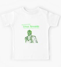 Linux Open Source Heroes - Linus Torvalds Kids Tee