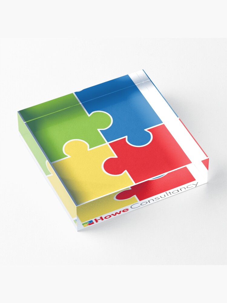 Alternate view of Howe Consultancy Logo Acrylic Block