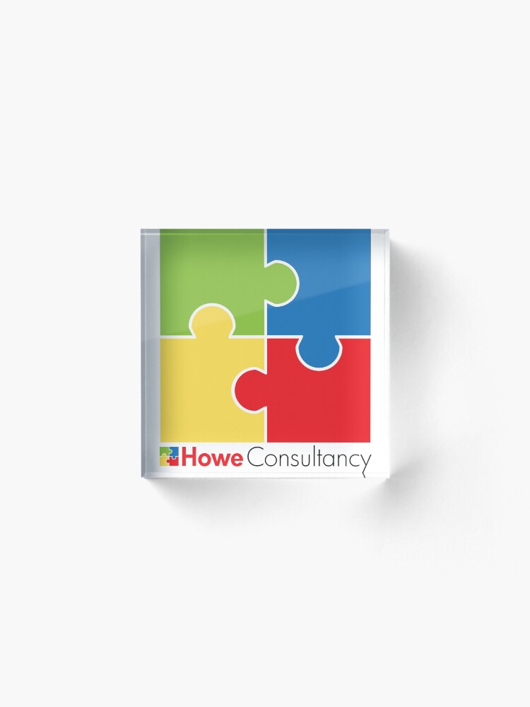 Alternate view of Howe Consultancy Logo Acrylic Block
