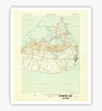 Massachusetts USGS Historical Topo Map MA Siasconset 352178 1945 31680 Sticker