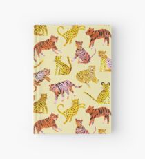 Tigers and Leopards Africa Savannah Hardcover Journal