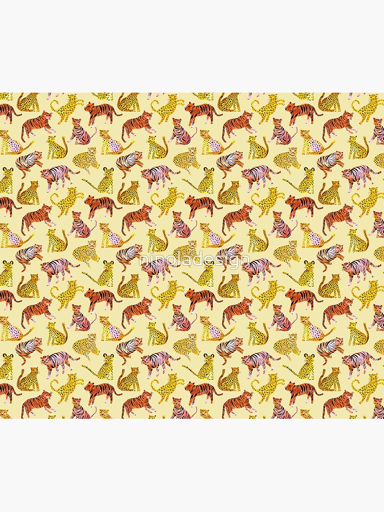 Tigers and Leopards Africa Savannah by ninoladesign