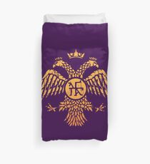 Byzantine Eagle Symbol Flag Duvet Cover