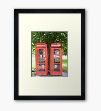 Red Telephone Box Framed Print