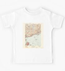 Massachusetts USGS Historical Topo Map MA Marblehead North 351869 1945 31680 Kids Tee