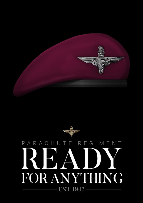 British Parachute Regiment Ready For Anything By Nothinguntried   Flat,800x800,075,f.u6 