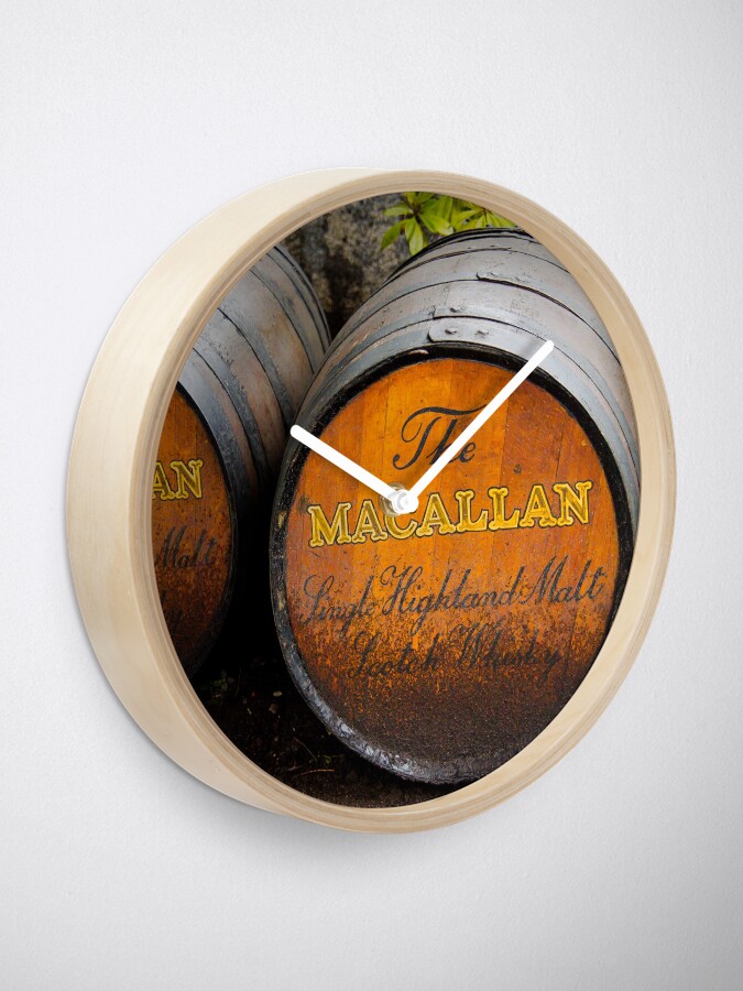 Alternate view of MacAllan Casks Clock