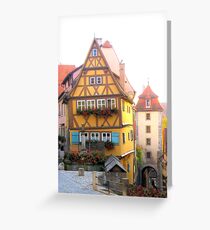 European Homes Greeting Card