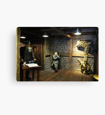 La pequeña historia fueguÃnea..... Canvas Print