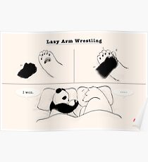 Lazy Arm Wrestling Poster