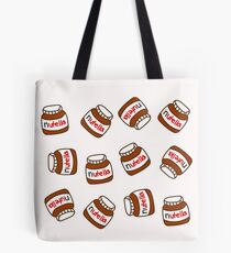 Cute Tumblr Nutella Pattern Tote Bag