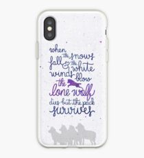 The lone wolf iPhone Case