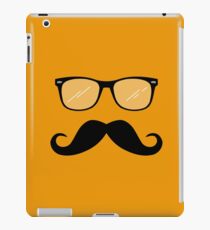 Geeky Mustache Guy iPad Case/Skin