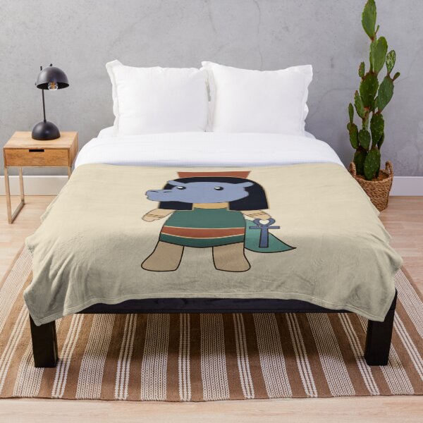 Tiny Taweret Throw Blanket