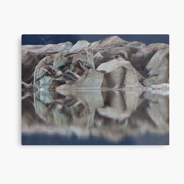 Glacier Face Metal Print