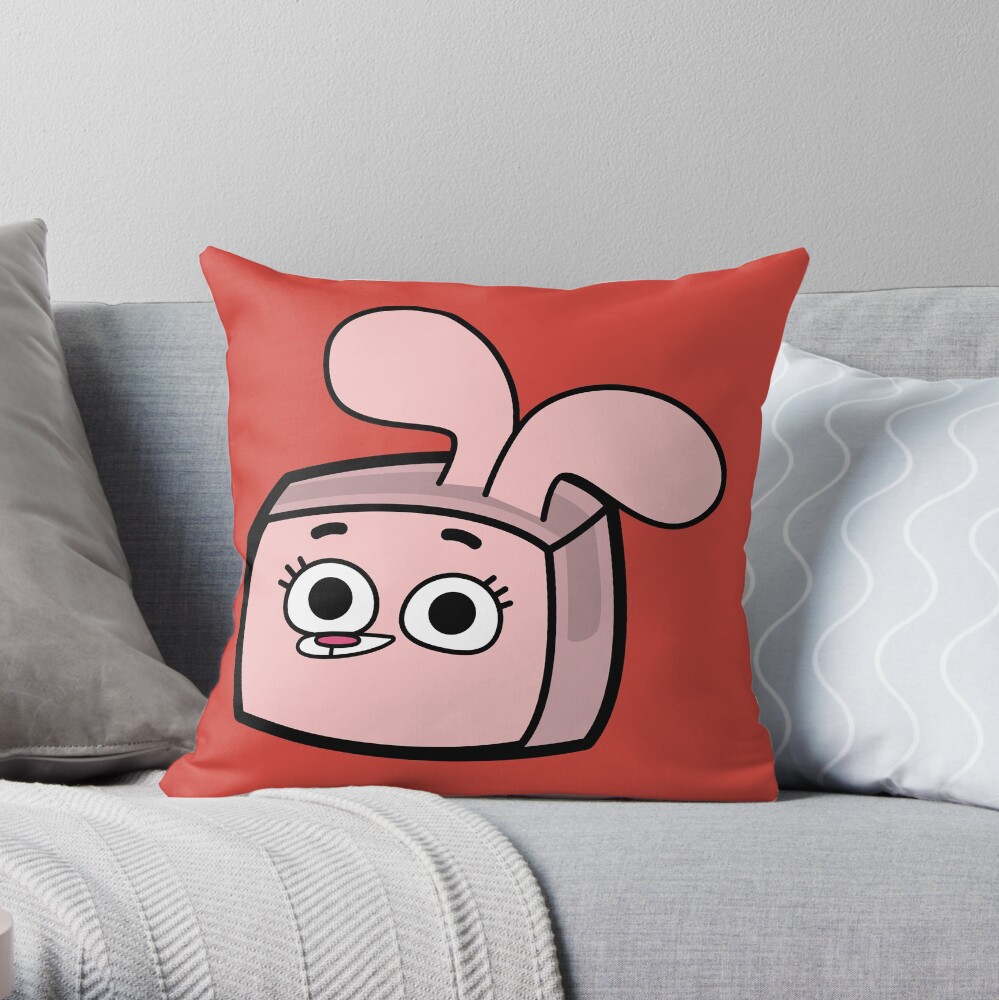 Anais Watterson - The Amazing World of Gumball Boxheadz Throw Pillow