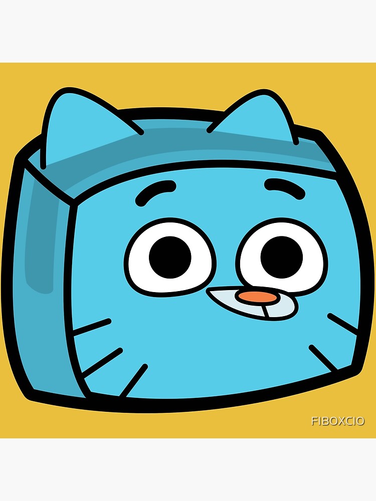 Gumball Watterson - The Amazing World of Gumball Boxheadz by FIBOXCIO
