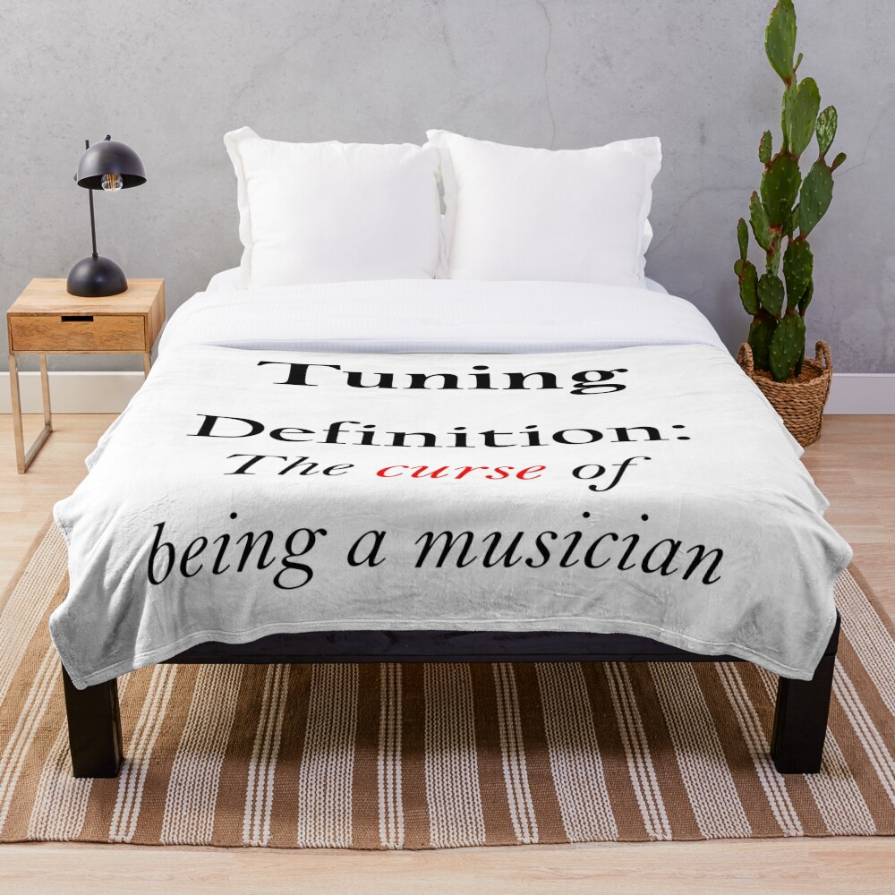 The Definition Of Tuning Throw Blanket By 3talents Redbubble