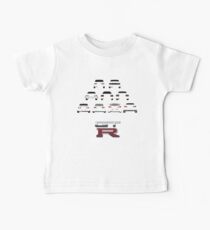 Nissan Skyline Weiß Baby T-Shirt