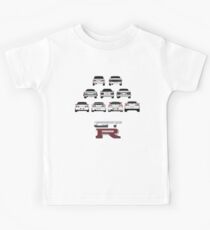 Nissan Skyline Black Kids T-Shirt