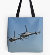 Smokin Duelling 'Copters Tote Bag