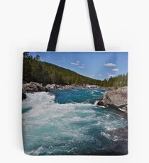 Wonderful Norway . Otta River . Oppland . Brown Sugar Story. Tote Bag