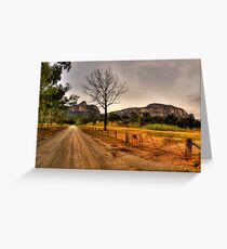 Road to Somewhere - Capertee Valley, NSW Australia - The HDR Experience Greeting Card