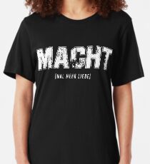 MAKE sometimes more love Slim Fit T-Shirt
