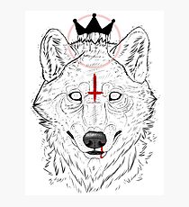 The Wolf King Photographic Print