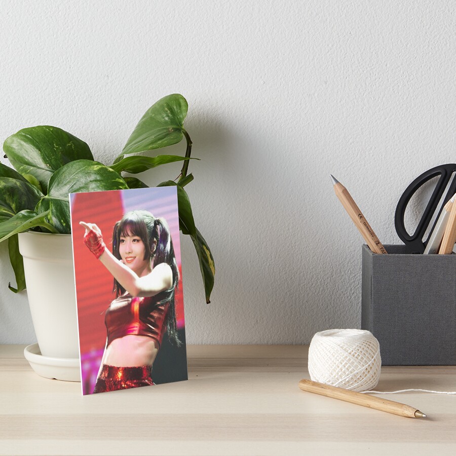 Kpop Twice Momo Art Board Print By Safetysuit Redbubble