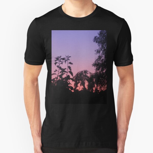 Sunset in the trees Slim Fit T-Shirt