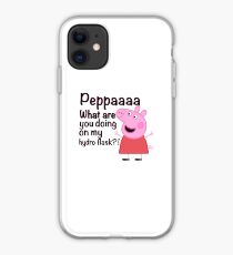 Peppa pig (what are you doing?) iPhone Case