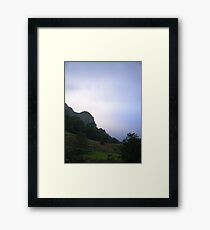 Crag Framed Print