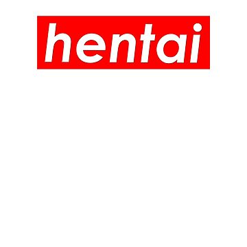 Hentai Anime Box Logo Sticker for Sale by PlatinumSales