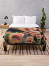Dark Crystal Puppet Muppet Magic Throw Blanket