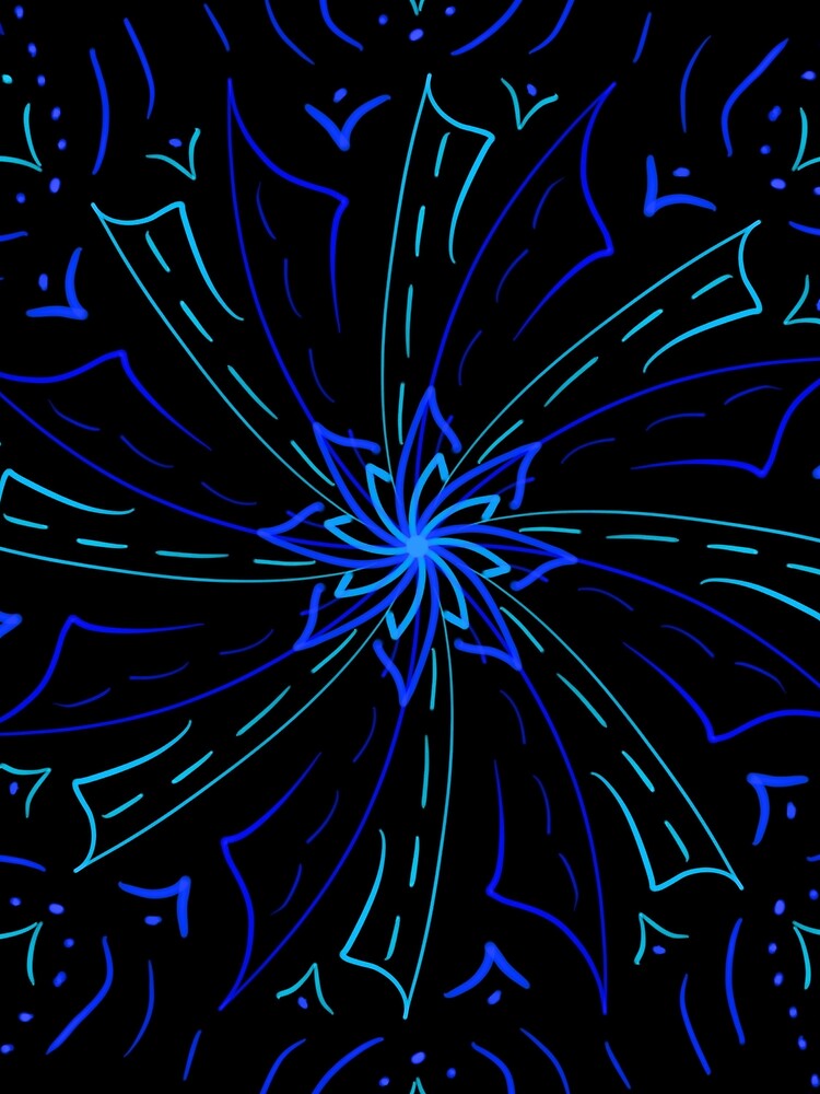 Blue Windmill Symbol by roseglasses