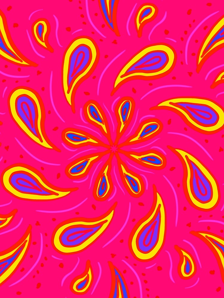 Paisley Pink by roseglasses