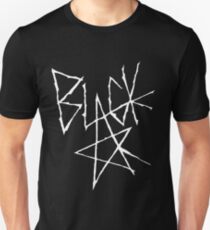 Soul eater - Black Star Signature (White) Unisex T-Shirt