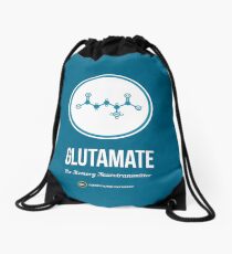 Neurotransmitter Series: Glutamate Drawstring Bag
