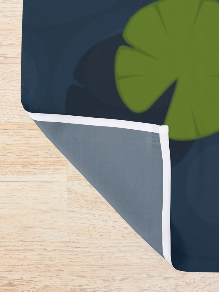 Alternate view of Japanese Koi Fish Pond Shower Curtain