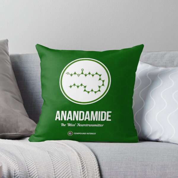 Neurotransmitter Series: Anandamide Throw Pillow