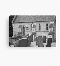 Headstones. Canvas Print