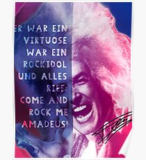 Póster Rock Me Amadeus