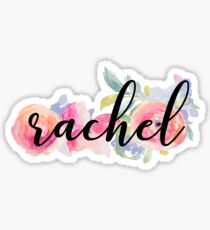 Rachel Name Stickers | Redbubble