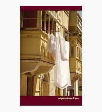 Maltese Balconies Photographic Print