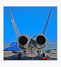 Super Hornet, tail end Photographic Print